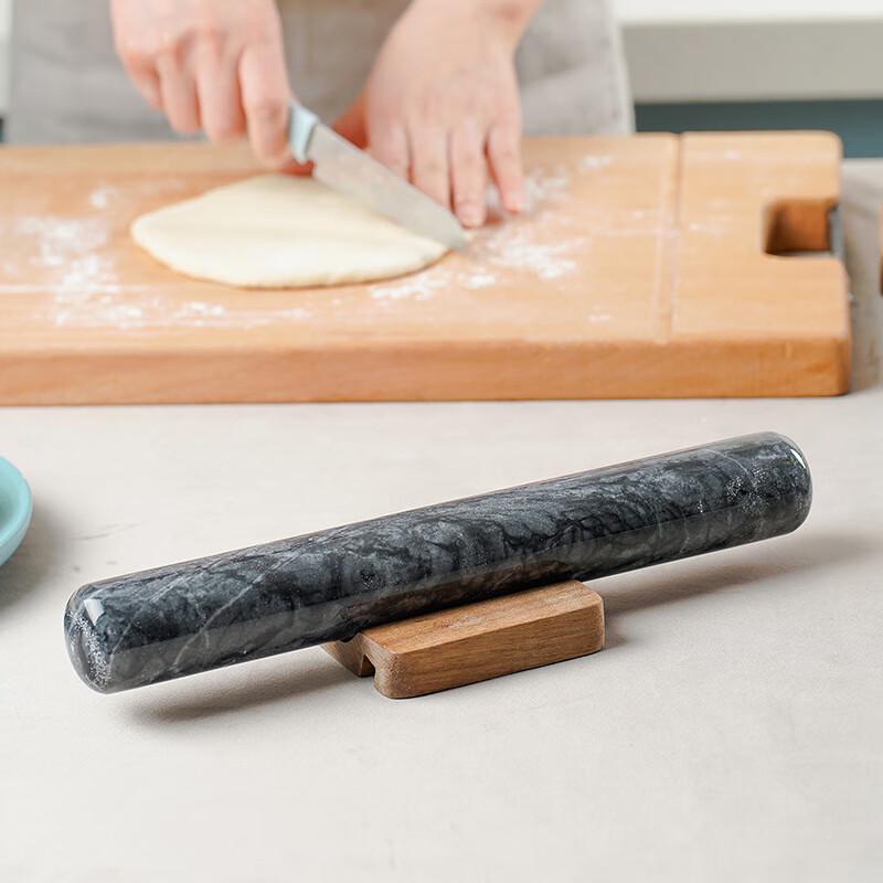 Rouleau à pâtisserie en marbre nordique