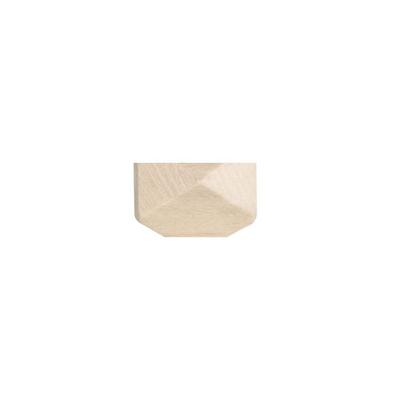 Diamond Wood Beads, 4pcs1.5cm, 8pcs1cm, 12pcs, Natural