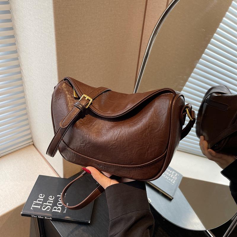 Fashion niche underarm small bag women's new retro versatile single shoulder dumpling bag messenger bag