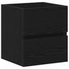 Washbasin Cabinet In Black Oak 41 X 38.5 X 45 Cm Engineered Wood