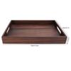 Polished Fruit Tray Wooden Coffee Serving Tray Multi Functional Decorative Platter  Home Storage