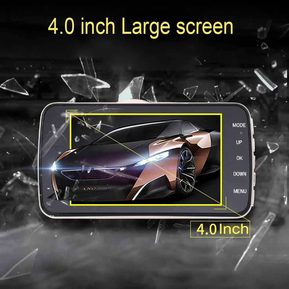 Cámara de salpicadero DVR 1080P FHD para coche, cámara de visión trasera, grabadora de vídeo, caja negra, accesorios para coche