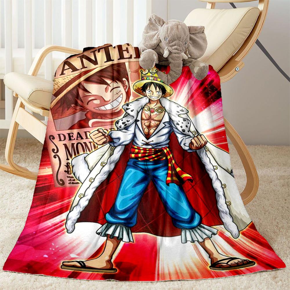 One Piece Adventure Suitable Blanket for Offices, Travel, Living Rooms Also a Good Gift for Friends and Family Suitable for All Seasons.