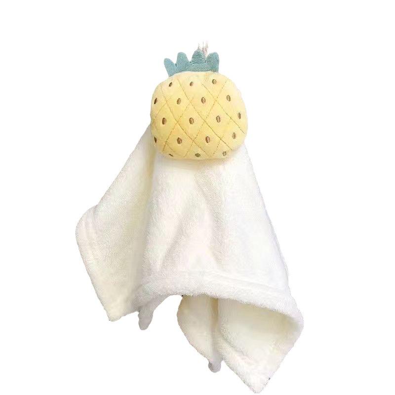 Adorable Coral Fleece Hanging Hand Towel - Absorbent Towel for Kitchen & Bathroom, Perfect Children's Gift