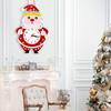 DIY Clock Interesting Clear Die Snowmen Xmas DIY Clock Parents-child Activities Xmas DIY Clock Christmas DIY Decoration for Home