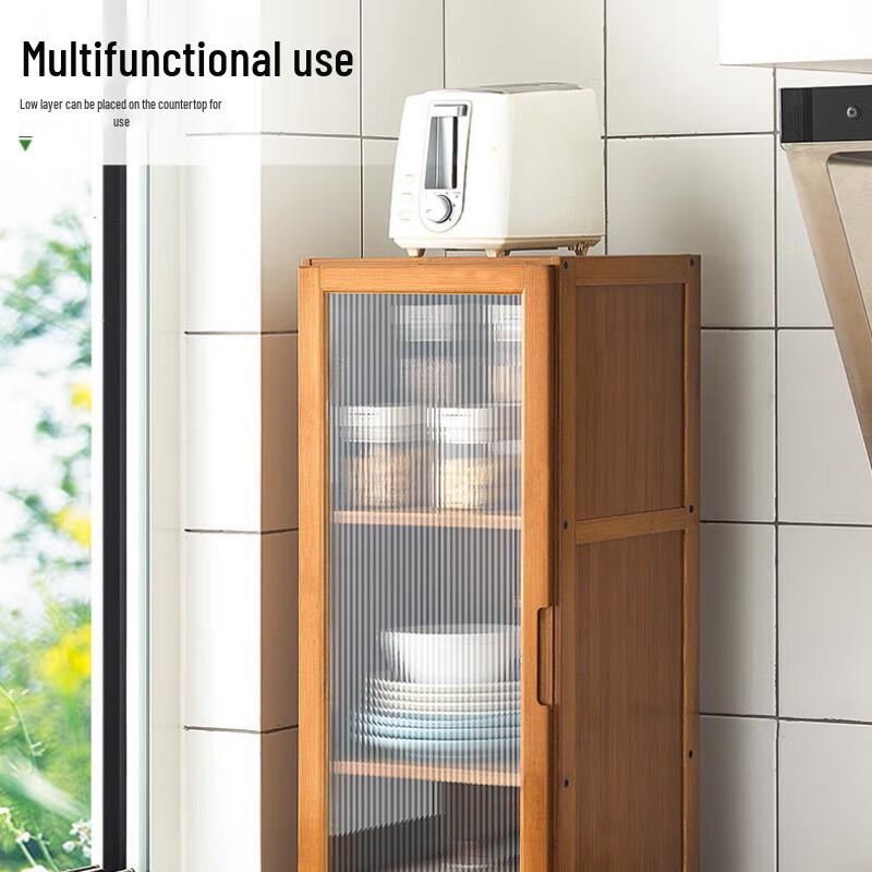 Beifu Slim Bamboo Storage Cabinet