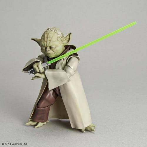 BANDAI SPIRITS Звездные войны 1/6 Йода Предварительно окрашенная пластиковая модель (Новая версия упаковки)