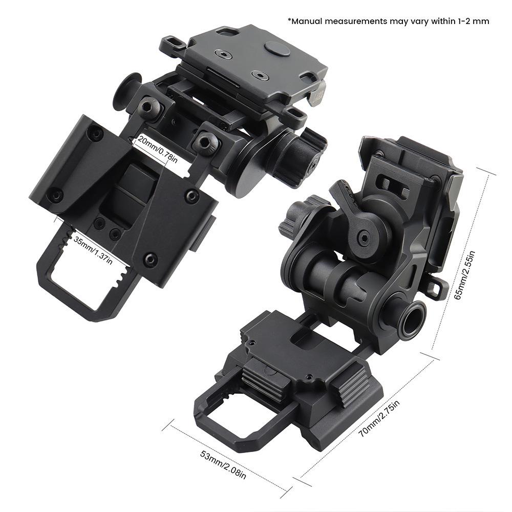 L4G24 Flip-Top Helmet Mount for PVS15/PVS18 Night Vision Devices