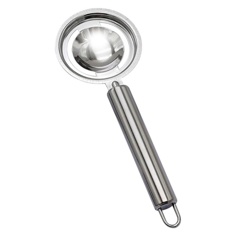 Efficient Eggs White Yolk Separator Long Handle Eggs Divider Tool Food Grade Stainless Steel Kitchen Gadget