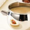 Bacon Grease Container with Strainer And Lid 1.3/1.8L Stainless Steel Container for Cooking Oil Storage Easy-Grip Handle Pot for Frying Oil Butter