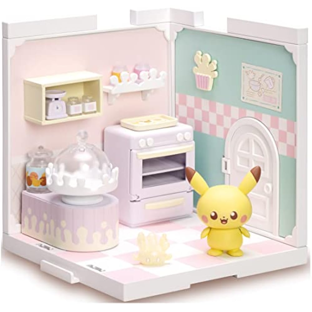 TAKARA TOMY (TAKARA TOMY) Pokemon Pokepiecehouse Kitchen Mahomil & Pikachu