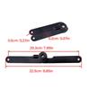180 Degree Rotating Locking Hinges Heavy Duty Iron Lid Support Upgrades Pack of 2 for Cabinet Door Furniture Hardware