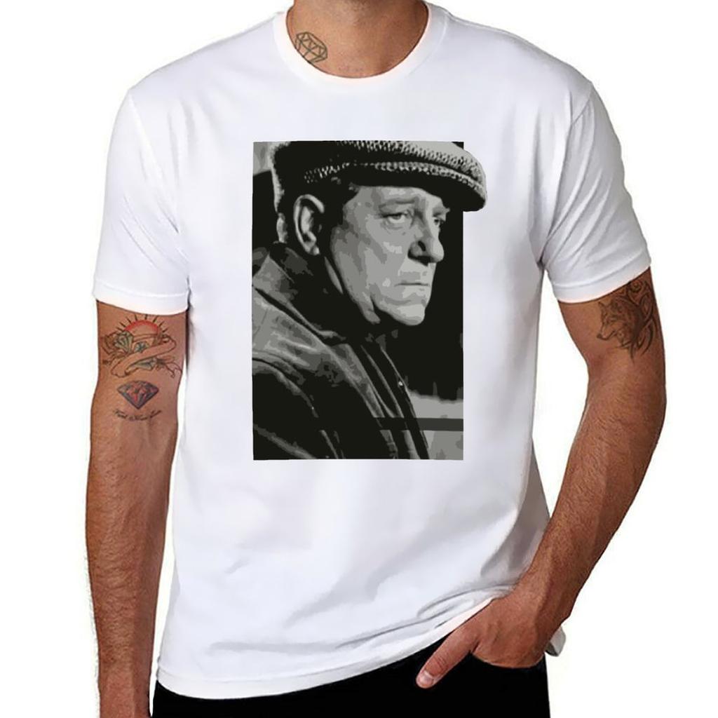 T-shirt Jean Gabin Stampa Moderna T-shirt Casual