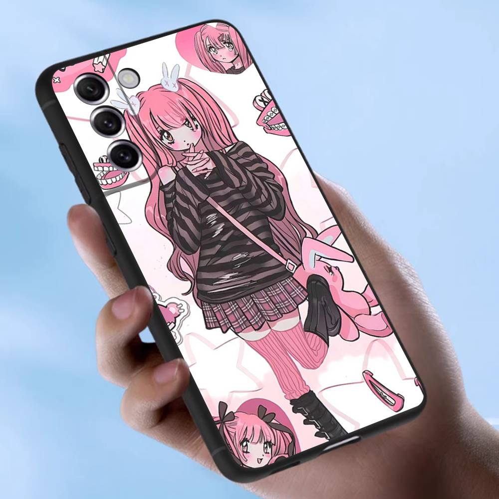 

Angel tsundere girl anime cute Case For Samsung Galaxy Case S25 S23 S22 S21 S30 S20 S10 Ultra Plus FE TPU Soft Cover Samsung S20ULTRA 5G