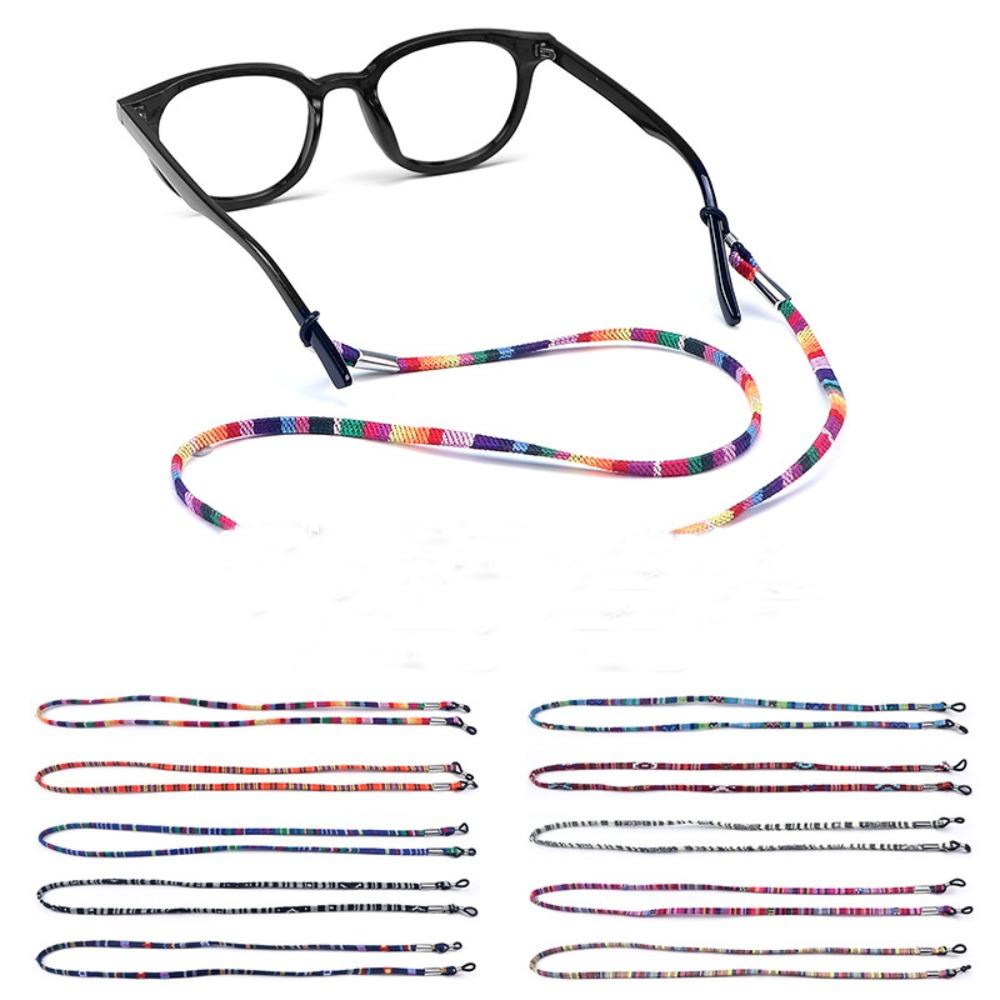Polyesterová šňůrka na brýle Barevné popruhy na sluneční brýle Odolné držáky na brýle Sportovní