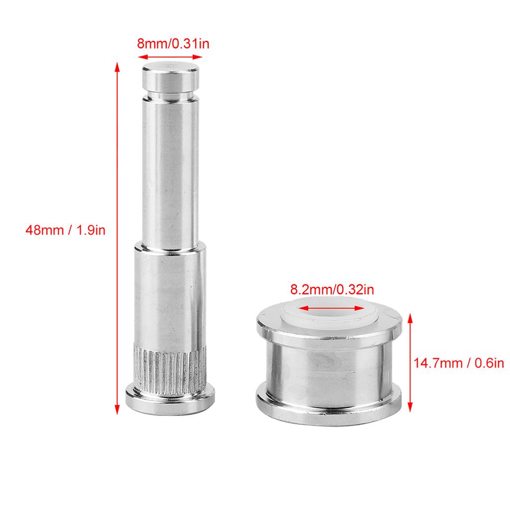 Sada na opravu válečku čepu dveřního závěsu Vhodné pro nákladní automobily a SUV řady Gm GMc Chevrolet C & K 20072011