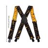 Crossing-Strap Suspenders Secure Fit Suspender Wide Straps