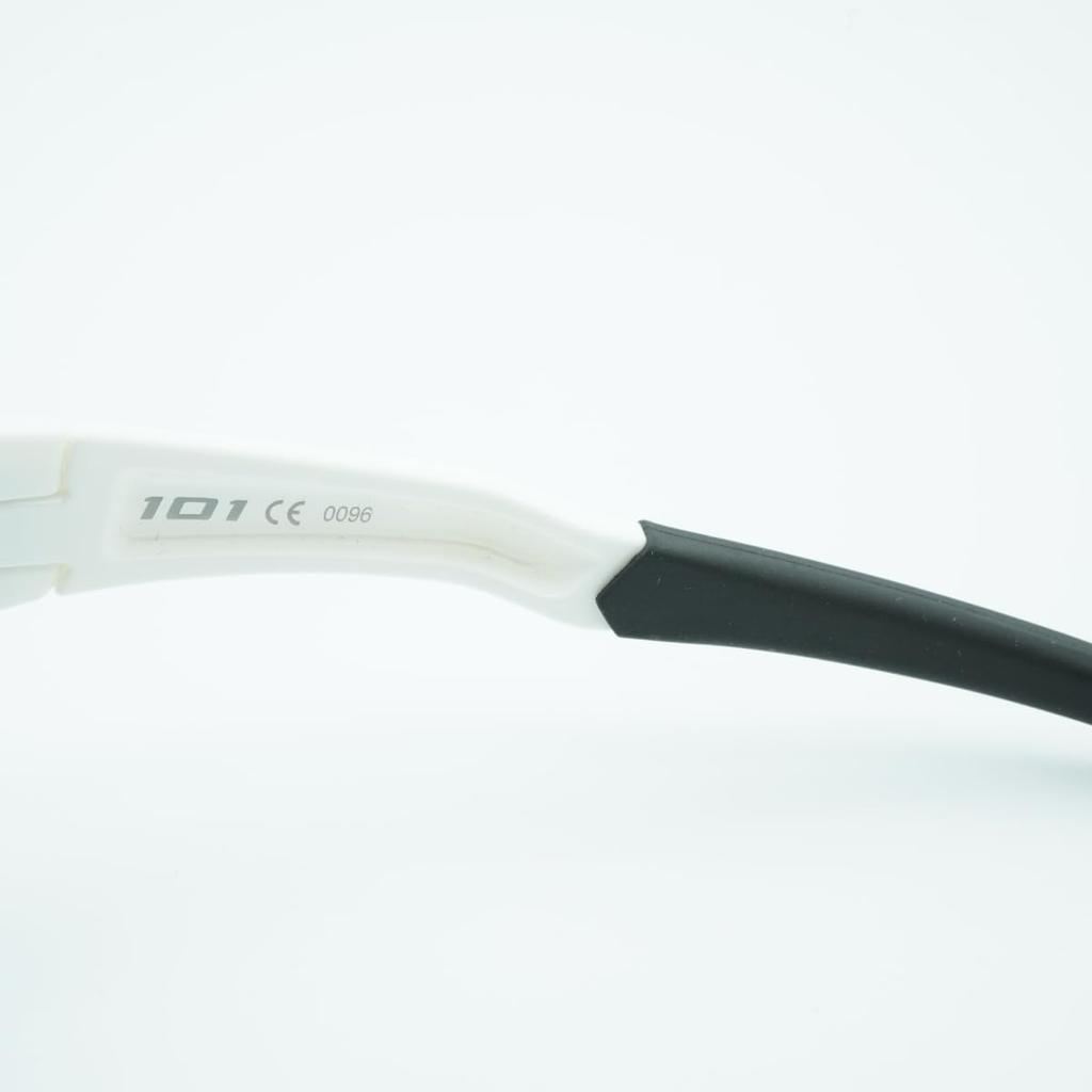 OGK KABUTO Bicycle Sports 101PH Klare photochrome weiße Sonnenbrille/Brille (Wasserabweisende Linse) Größe M/L