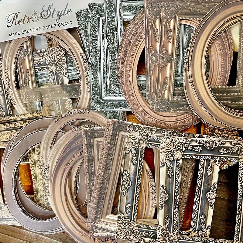 30pcs Vintage-Inspired Scrapbook Paper Pad Single-Sided Patterned Decoupage Papers for DIY Crafts, Journaling, Scrapbooking, Gift Wrapping, Album Art