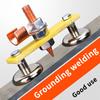 1 Set Metal Double Head Style Metalworking Magnet Head Magnetic Ground Clamp Metal Plate Welding Support Tool Accessories