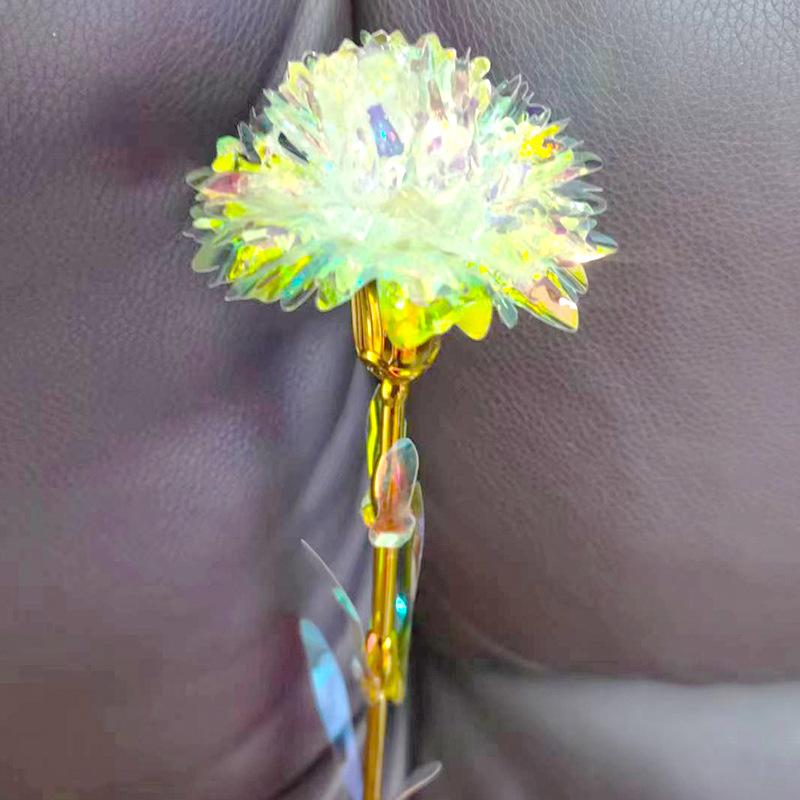 

Очень большая роза из золотой фольги, подарок на День святого Валентина, 2 шт. One Size белый