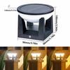 Waterproof Outdoor Solar Post Light Solar Powered Post Pillar Lamp  Patio Lighting