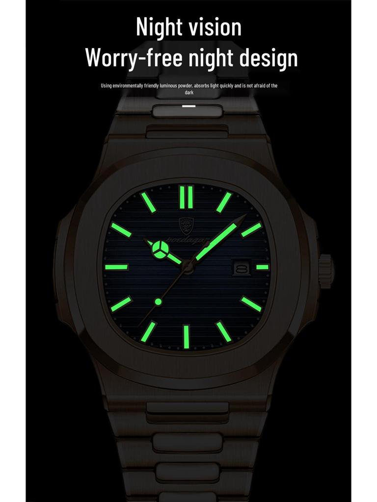 Swiss Waterproof Men's Ultra-Thin Luxury Quartz Fashion Watch