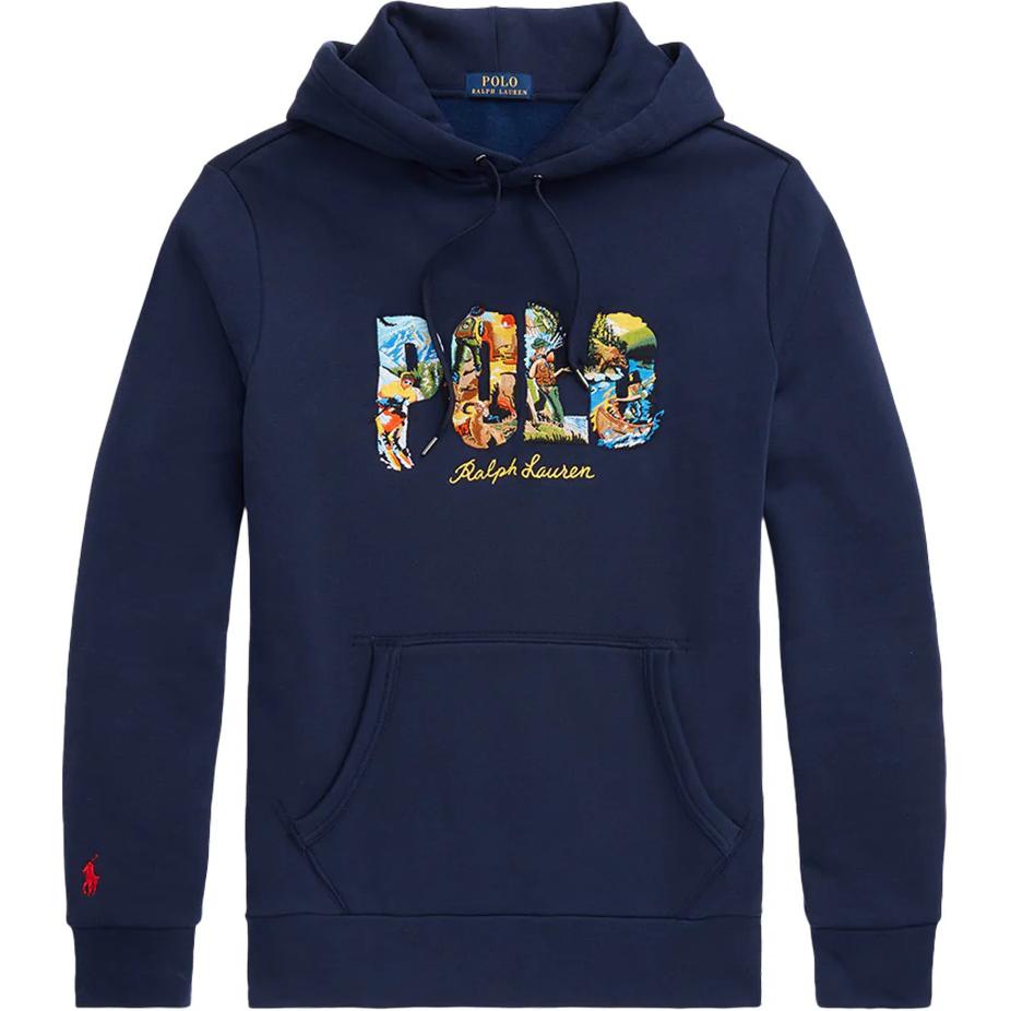 

Polo Ralph Lauren Embroidered Pullover Hoodie Men hoodies Blue 710934739-001 S