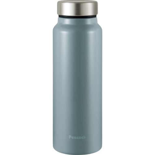 The-peacock Thermos Industry (The-peacock) Peacock Water Bottle, Stainless Steel Screw-On Mug Bottle (Lightweight), Insulated for Hot and Cold Drinks,