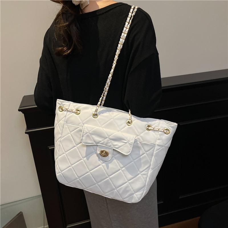 Niche Design Rhombus Chain Bag 2025 New Fashion Morning Eight Commuter Child and Mother Bag Single Shoulder Oblique Span Bag Women's Tide