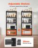 Storage Shelves 18" D X 32" W X 72" H 5-tier Garage Storage Shelving