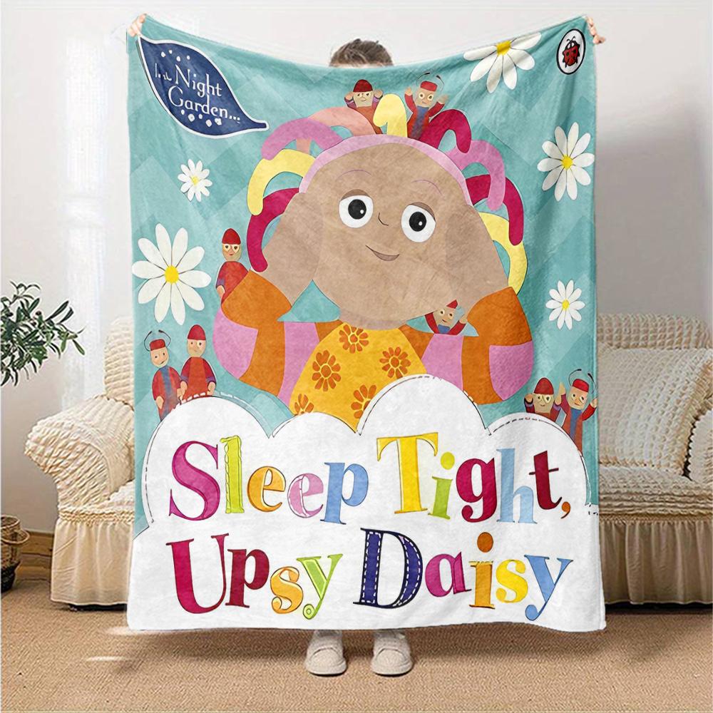 1pc In the Night Garden2 Blanket, Gift, for Men and Women, Soft Blanket, Good for Sofa Bed Couch Travel, Lightweight Flannel Blanket