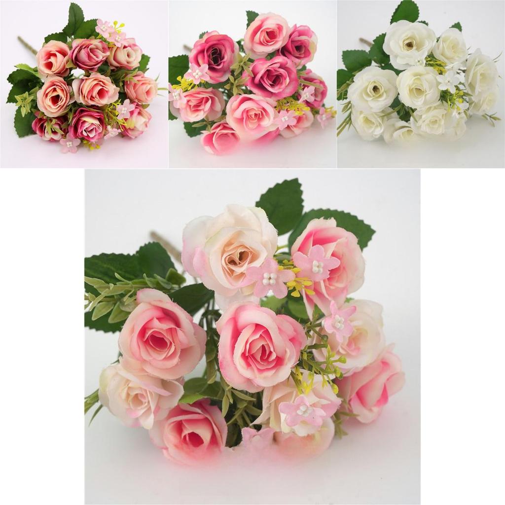 Elegant Silk Rose Artificial Flower For Home Decor And Wedding Arrangements