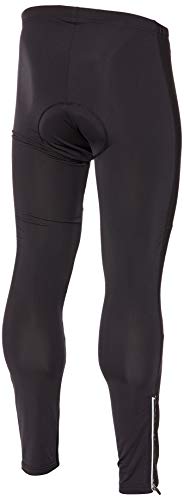 Welkruz Men's Winter Cycling Pants with 3D Gel Pads, Cycling Jersey, Road Bike Wear, Racer Pants, Tights, Windproof and Cold-Resistant, Perfect for Fa
