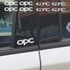 VSZA7 4 Pièces Pour OPC GTC Astra J H G K Insignia Corsa D B E Mokka Vectra Meriva Autocollants Essuie-glace de pilier central de voiture Réfléchissants Vinyle