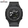 NORTH EDGE MERCURY Men's Military Digital Watch Stopwatch Waterproof 50M Sports Watches World Time