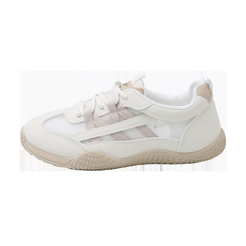 Dexun shoes women's summer stepping on shit feeling mesh hollow sports shoes thin breathable mesh shoes ultra-light soft-soled running shoes