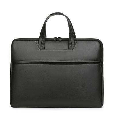 Laptop Bag Stylish and Simple High-end Black Men's Handbag