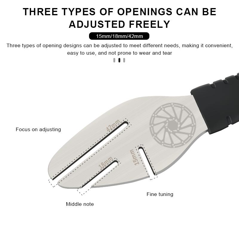 Bicycle Hydraulic Oil Disc Piston Push Bike Disc Rotor Alignment Tool Cycling Disc Brake Correction Wrench Adjustment Tool