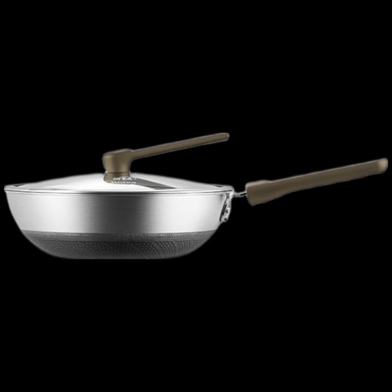 Midea 30cm Titanium Coating-Free Non-Stick Wok