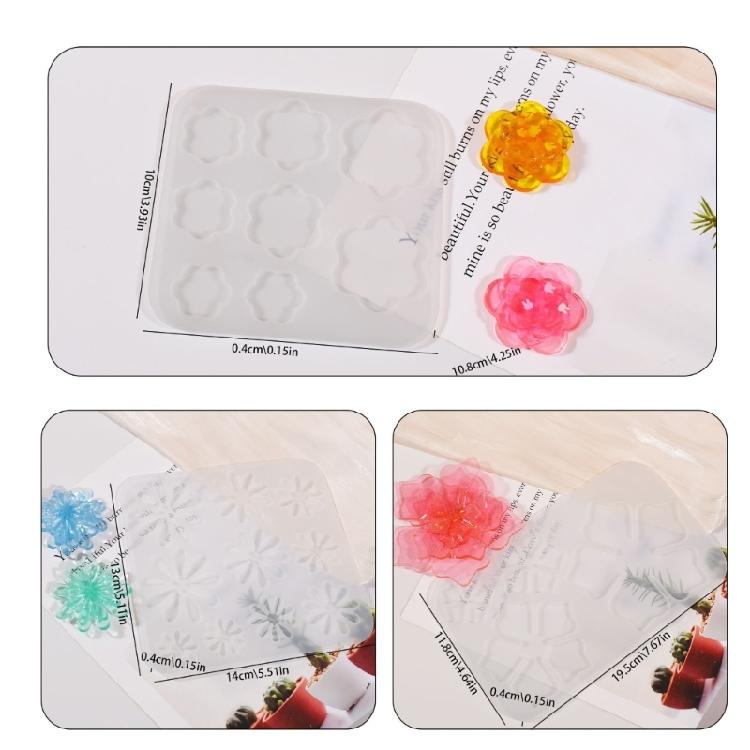 Beginner Friendly Silicone Mould For Crystals Flower Decorations Crafting Home