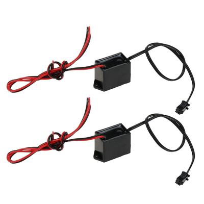 Modengzhe DC EL-Draht-Inverter 2 Stück 1-5M Elektrolumineszierende Treiber-Einheit für Neon-Glow Kaltlicht-Streifen