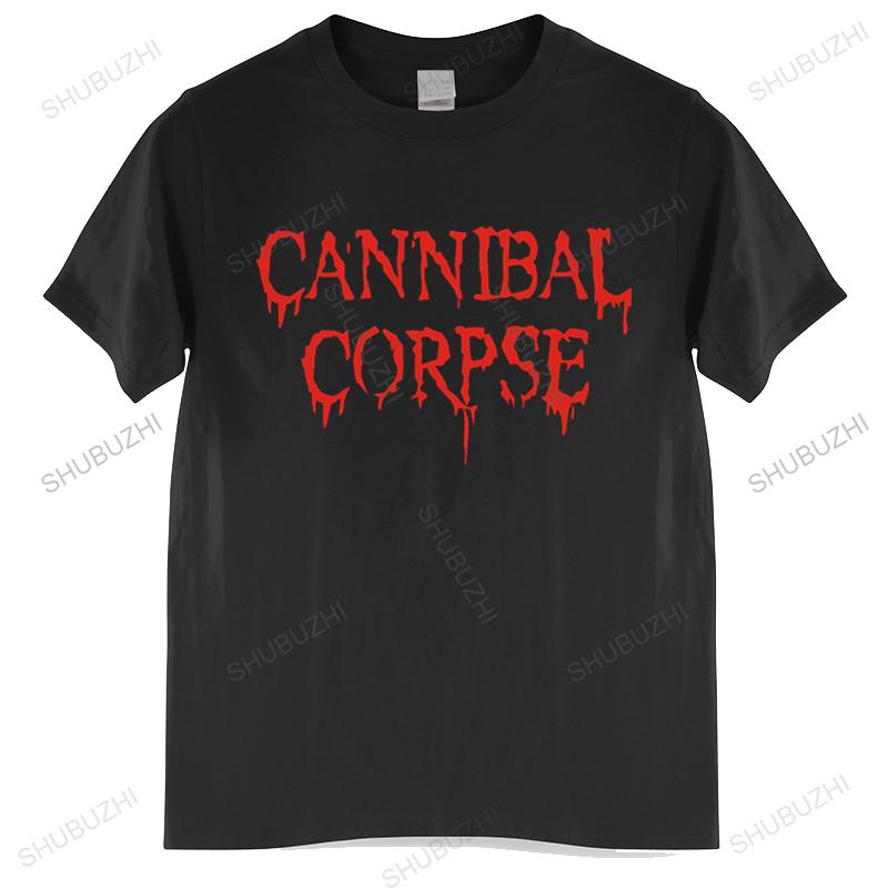 Cotton Tshirt Mens Summer Tops Cannibal Corpse 25 Years TShirt Death Metal Butchered Skull Tomb Man Brand Tshirt S