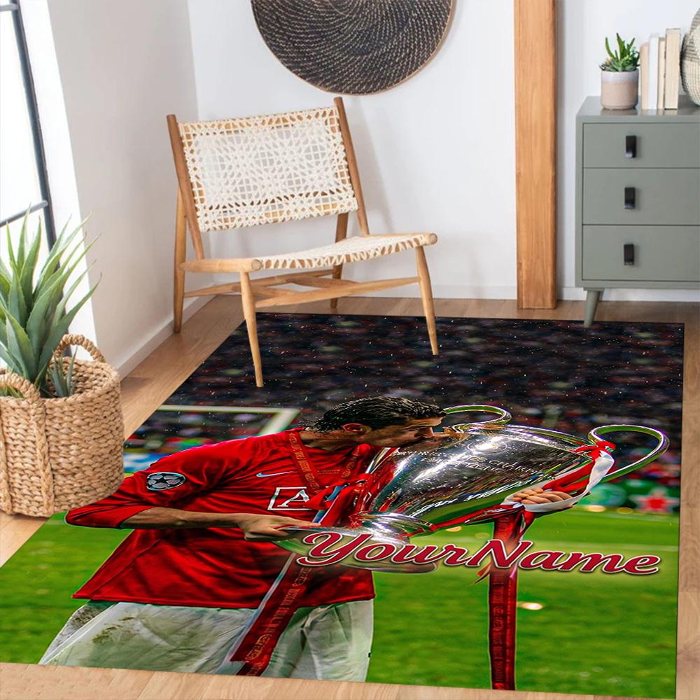 Manchester Personalized Name Carpet Perfect for Study room Dining Room Decorate room Game Room Anti-slip Rug Office home decor