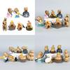 Capybara Crocodile With Turtle Pvc Action Figures Model Toy Doll Decoration Gift