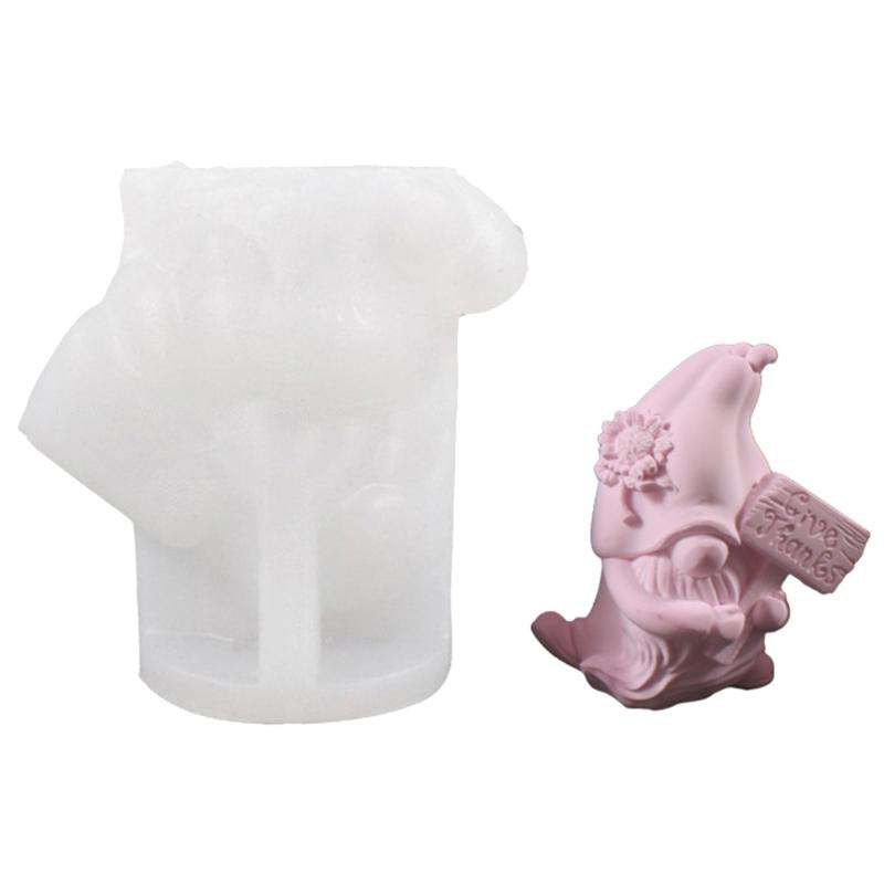 Multifuntional Dwarf Silicone Mold Resin Crafting Mold Handmade Supplies for Crafting Candle and Decorative Creation