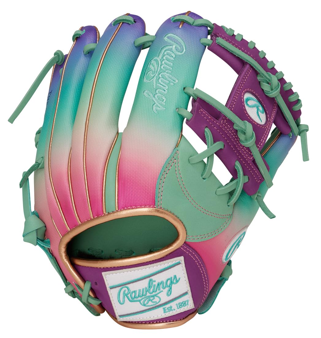 

Rawlings HOH UV Graphic N6 Basic Infield Baseball Glove 11.25 Inches Mint Right-Hand Throw