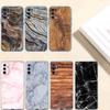 UP37 Marmor Holz Handyhülle für LG K22 K30 K40 K40S K41 K42 K50 K50S K51 K51S K52 K61 K62 K71 K92 Q60 Q61 V40 V50 V60