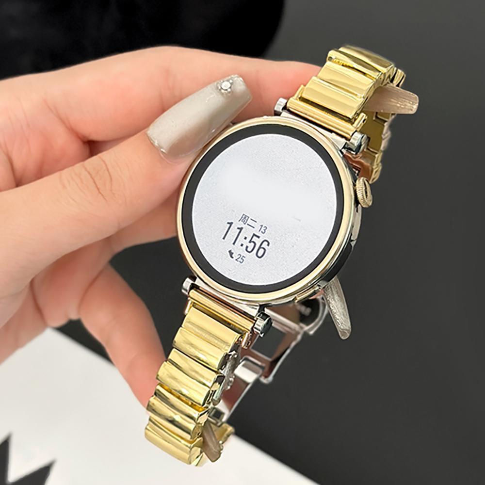 

Luxury Slim Irregular Metal Strap For Samsung Galaxy Watch Band 6 7 Ultra 4 Active Classic 5 Pro 40 42 Women Wrist Bracelet 22MM золотой