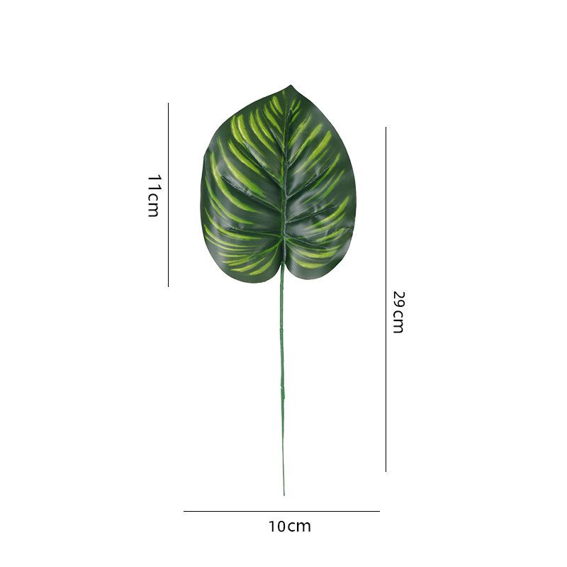 Artificial Monstera Leaves Hawaiian Style Jungle Wedding Birthday Party Decoration Hotel Dinner Table Decor Fake Plant Walls